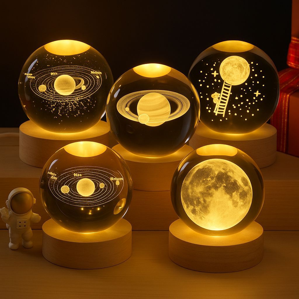 Miniatura 6 de LAMPARA ESFERA 3D LED- 8CM DIAMETRO